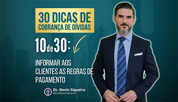 Informar aos clientes as regras de pagamento