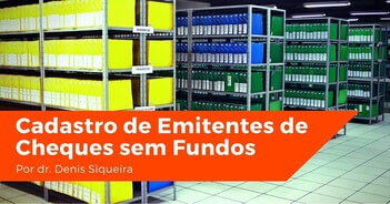 Cadastro de emitentes de cheques sem fundos