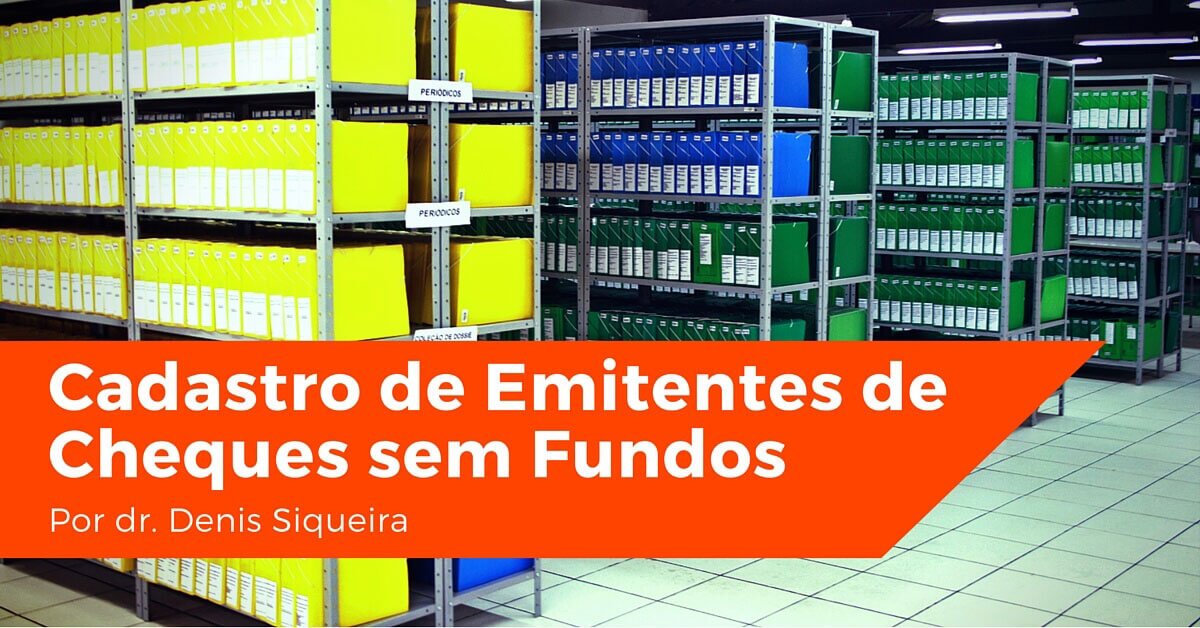 Cadastro de emitentes de cheques sem fundos 