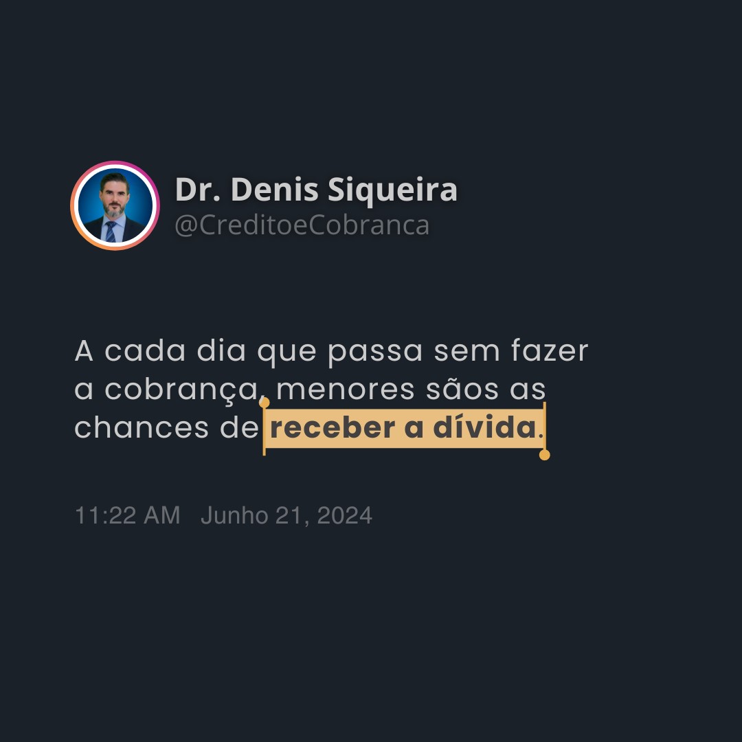 Agilidade na cobrança