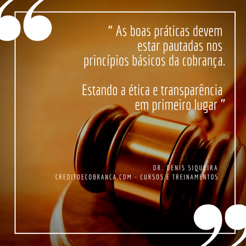 As boas práticas de cobrança