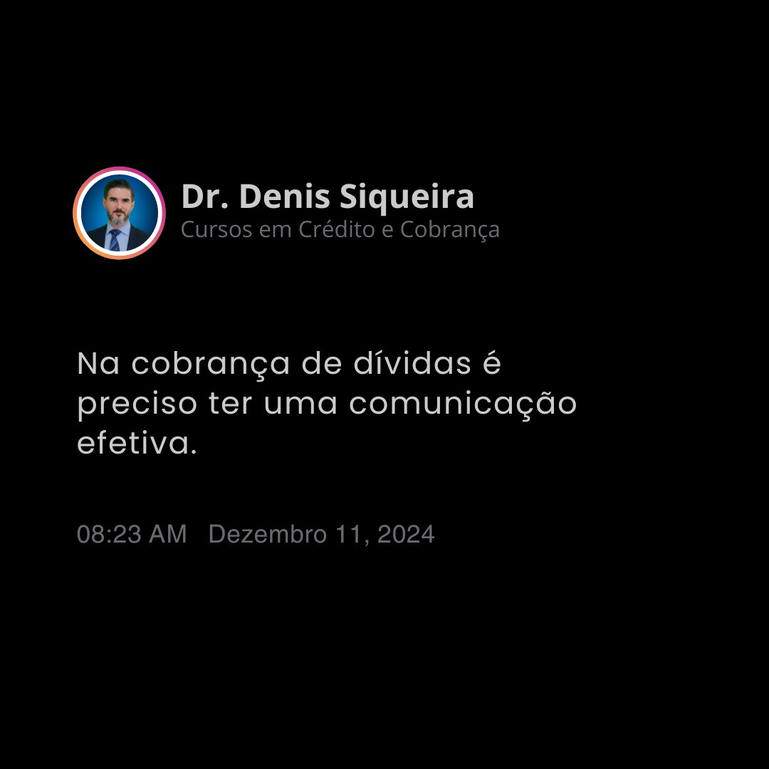 Comunicação efetiva na cobrança de dívidas