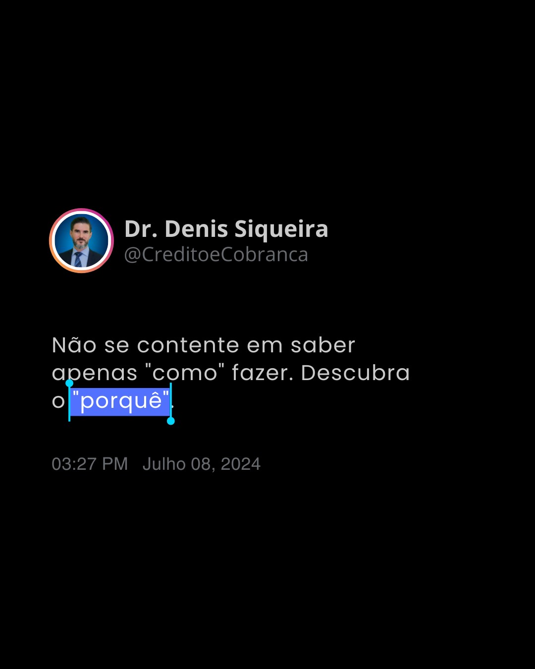 Descubra o porquê
