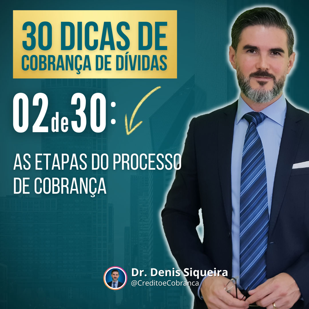 As etapas do processo de cobrança de dívidas