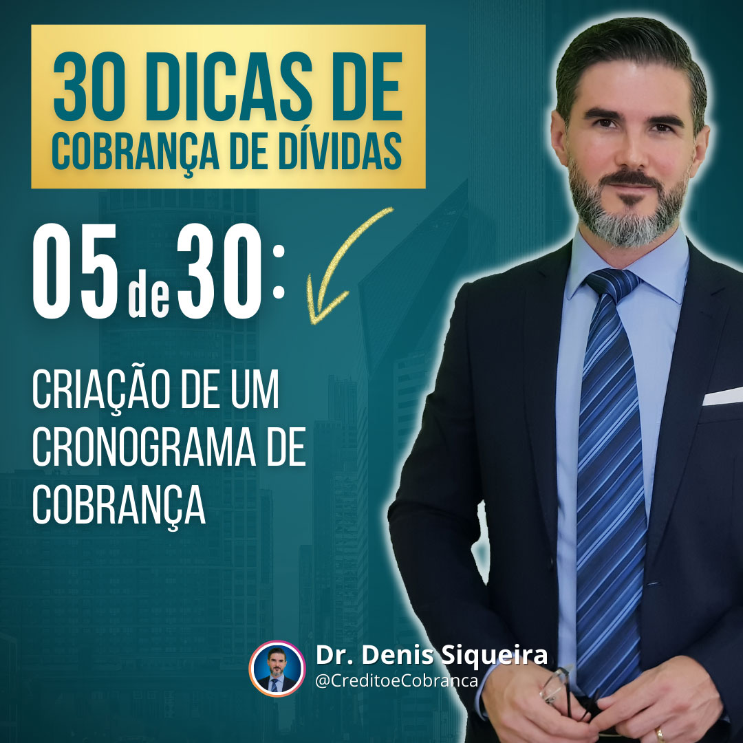 Criação de um cronograma de cobrança de dívidas