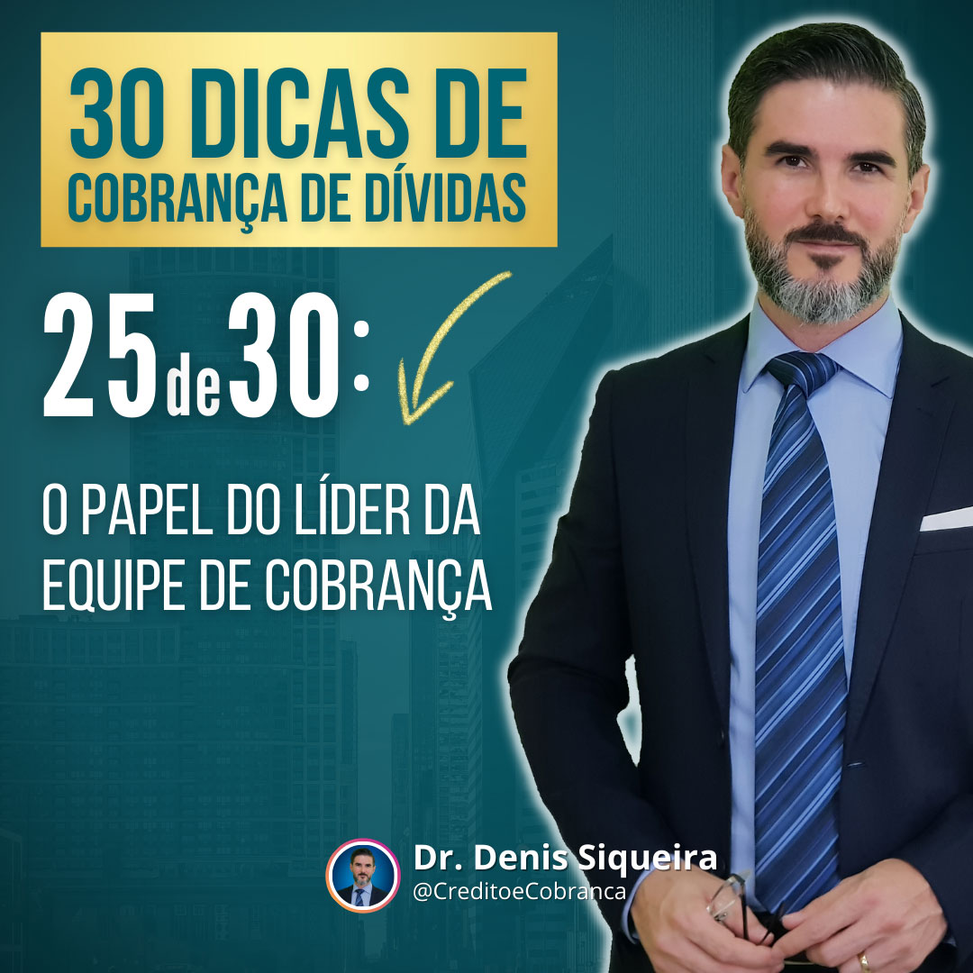 O papel do líder da equipe de cobrança