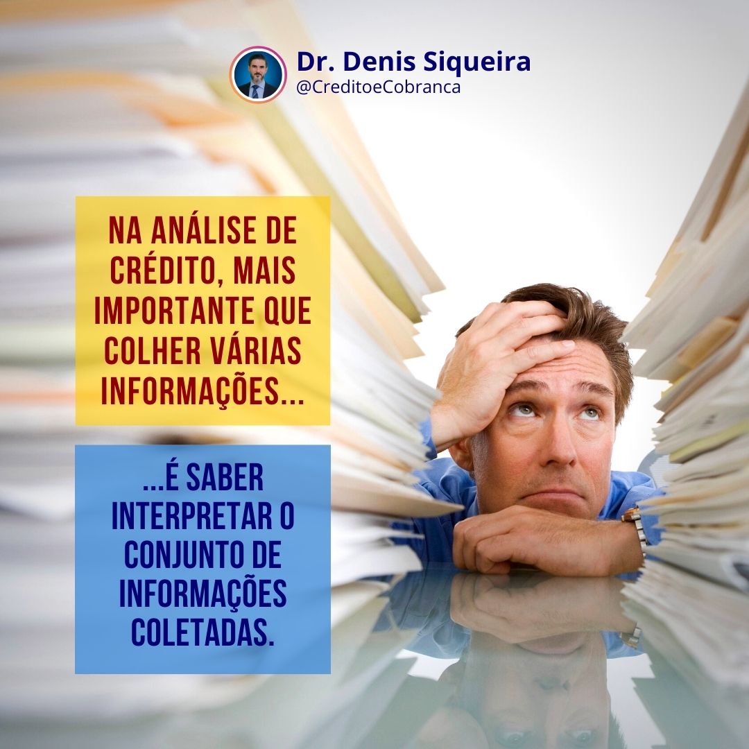 Mais importante que colher várias informações