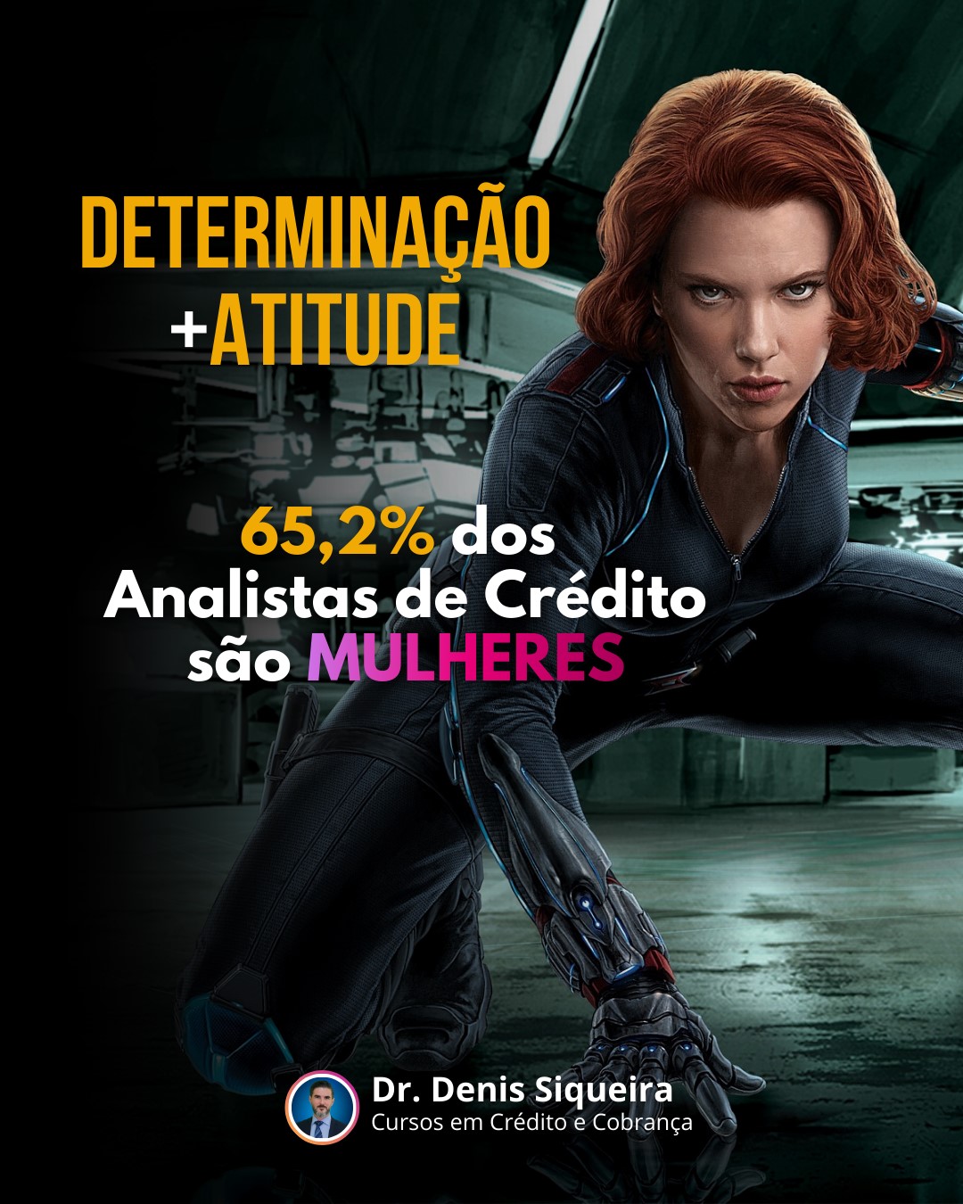 65,2% dos Analista de Crédito são Mulheres